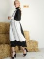 Halloween Vintage Dress Two Colors Cosplay Costume
