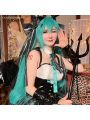 Hatsune Miku × Rascal the Raccoon Devil Halloween Cosplay Costume