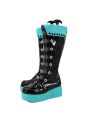 Hatsune Miku × Rascal the Raccoon Devil Halloween Cosplay Shoes
