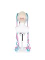 Hololive NEEDY GIRL OVERDOSE KAngel Long Pink Mixed Blue Cosplay Wigs