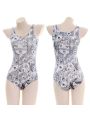 Japanese Girls Translucent Swimsuit Cosplay Costume