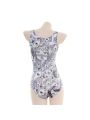 Japanese Girls Translucent Swimsuit Cosplay Costume