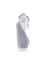 Japanese Grey Backless Sweater Sexy Cosplay Costume