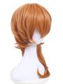 Bungou Stray Dogs Chuya Nakahara Short Orange Medium Wavy Cosplay Wigs