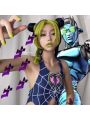 JoJo's Bizarre Adventure Jolyne Cujoh Blue Green Cosplay Wigs