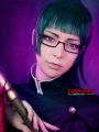 Jujutsu Kaisen Sorcery Fight Zenin Maki Green Ponytail Cosplay Wigs