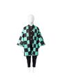 Kid Demon Slayer Tanjirou Kamado kimono Cosplay Costume