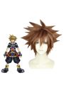 Kingdom Hearts Sora 3th Ver Short Brown  Cosplay Costume