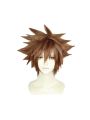 Kingdom Hearts Sora 3th Ver Short Brown  Cosplay Costume