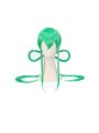 Land of the Lustrous Houseki no Kuni Jade Long Green Anime Cosplay Wigs