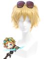 LOL Ezreal Short Golden Game Cosplay Wigs