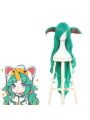 League Of Legends LOL Soraka Green Long Curly Game Cosplay Woman Wigs