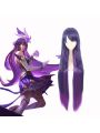 League of Legends Star Guardian Syndra Game Purple Long Straight Cosplay Wigs 