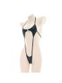 Leather Bikini Strappy Halterneck Underwear Cosplay Costume