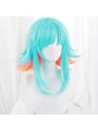 LOL KDA Neeko Cosplay Wigs Bule Mixed Organe Wigs