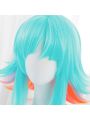 LOL KDA Neeko Cosplay Wigs Bule Mixed Organe Wigs