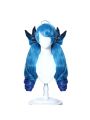 LOL Gwen Blue Gradient Ponytail  Wavy Long Cosplay Wigs