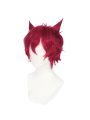 League Of Legends LOL Heartsteel Sett Wine Red Curly Cosplay Wigs