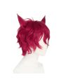 League Of Legends LOL Heartsteel Sett Wine Red Curly Cosplay Wigs