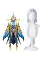 LOL Immortal Journey Prestige Soraka Grey Long Cosplay Wigs