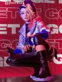 LOL KDA ALL OUT Akali Cosplay Costume 