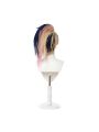 LOL KDA BADDEST Akali  Blue Mixed Yellow Long Cosplay Wigs