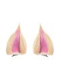 LOL KDA BADDEST Nine Tailed Fox Ahri Blond Mixed Pink Long Cosplay Wigs