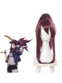 LOL KDA Skin Akali Purple Ponytail Long Cosplay Wigs