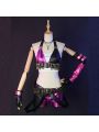 LOL Loose Cannon Jinx Sexy Uniform Made Cosplay Costume