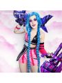 LOL Loose Cannon Jinx Sexy Uniform Made Cosplay Costume