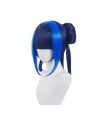 LOL Porcelain Lux Skin Dark Bule Cospaly Wigs