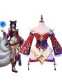 LOL Wild Rift The Nine-Tailed Fox Ahri Cosplay Costume
