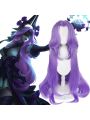 LOL Withered Rose Syndra Purple Long Cosplay Wigs 