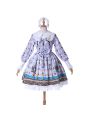 Lolita Long Sleeve Lace Dress Princess Pastoral Style Lolita Costume 