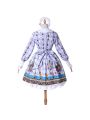Lolita Long Sleeve Lace Dress Princess Pastoral Style Lolita Costume 