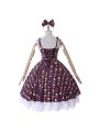 Lolita Summer Strapless Strap Dress Fruit Pattern Lolita C
