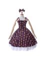 Lolita Summer Strapless Strap Dress Fruit Pattern Lolita Costume