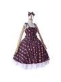 Lolita Summer Strapless Strap Dress Fruit Pattern Lolita Costume