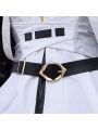 Love And Deepspace Battle Suit Xavier White Female Cosplay Costume