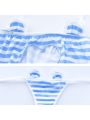 Love Hollow Striped Bikini Cosplay Costume