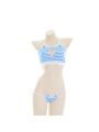 Love Hollow Striped Bikini Cosplay Costume