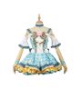Love Live Bouquet Awaken Ayase Eli Cyan Dress Anime Cosplay Costumes