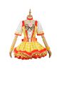 Love Live Bouquet Awaken Hoshizora Rin Yellow Dress Anime Cosplay Costumes