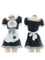 Loving Cutout Cute Maid Suit Cosplay Costume