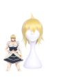 Magical Girl Ore Mahou Shoujo Eternal Dangerous Pretty Blond Short Cosplay Wig