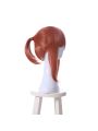 DDLC Monika Super Long Deep Pink Curly Synthetic Cosplay Wigs