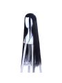  70cm Long Game Liuxiang Chu Cosplay Black Straight Wigs 