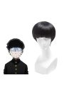 Mob Psycho 100 Mob Black Wave Head Short Wig Cosplay Wigs