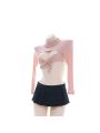 Modal Sexy Underwear Pink Cosolay Costume