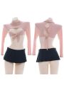 Modal Sexy Underwear Pink Cosolay Costume